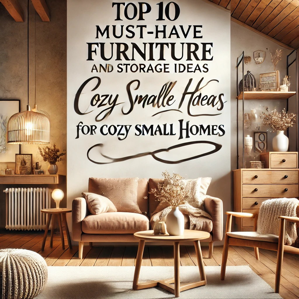 Top 10 Must-Have Furniture and Storage Ideas for Cozy Small Homes